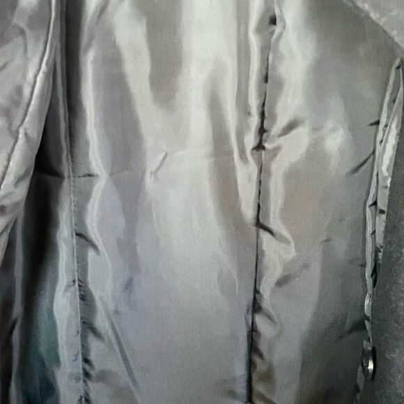 BLACK PEACOAT BY OLD NAVY MEDIUM EXCELLENT CONDITION - Picture 6 of 7